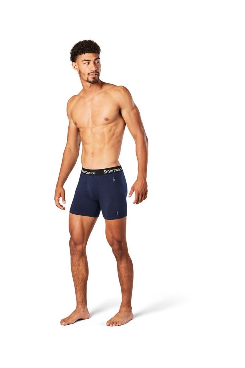 BOKSERKI MERINO BOXER BRIEF-DEEP NAVY