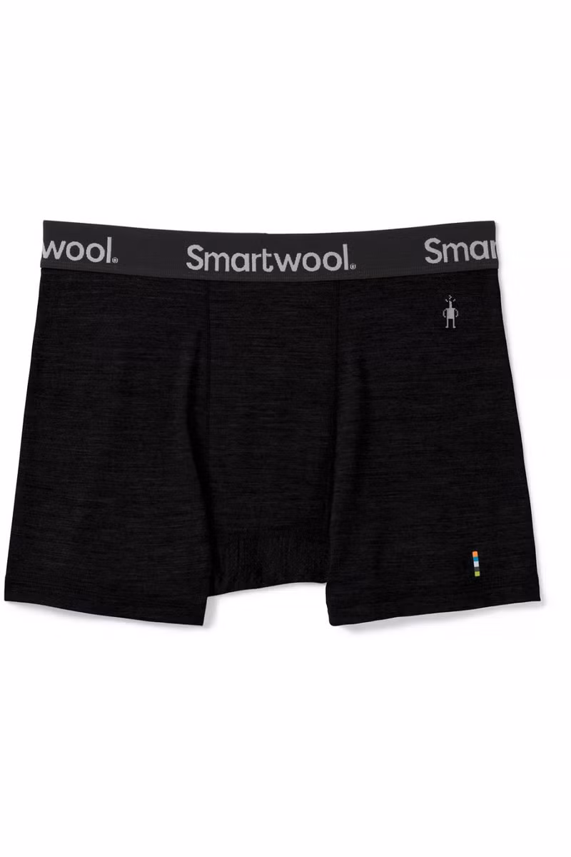 BOKSERKI MERINO SPORT BOXER BRIEF-BLACK