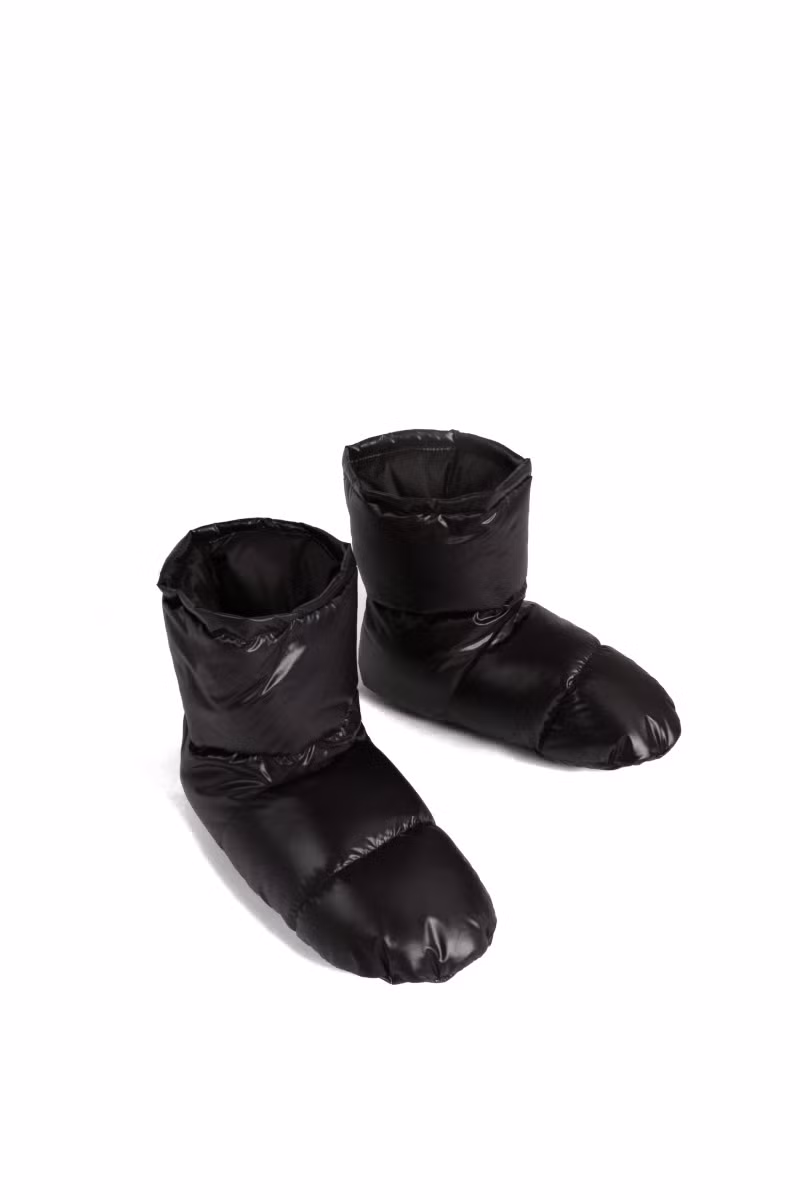 BOTKI PUCHOWE DOWN SHOES-BLACK