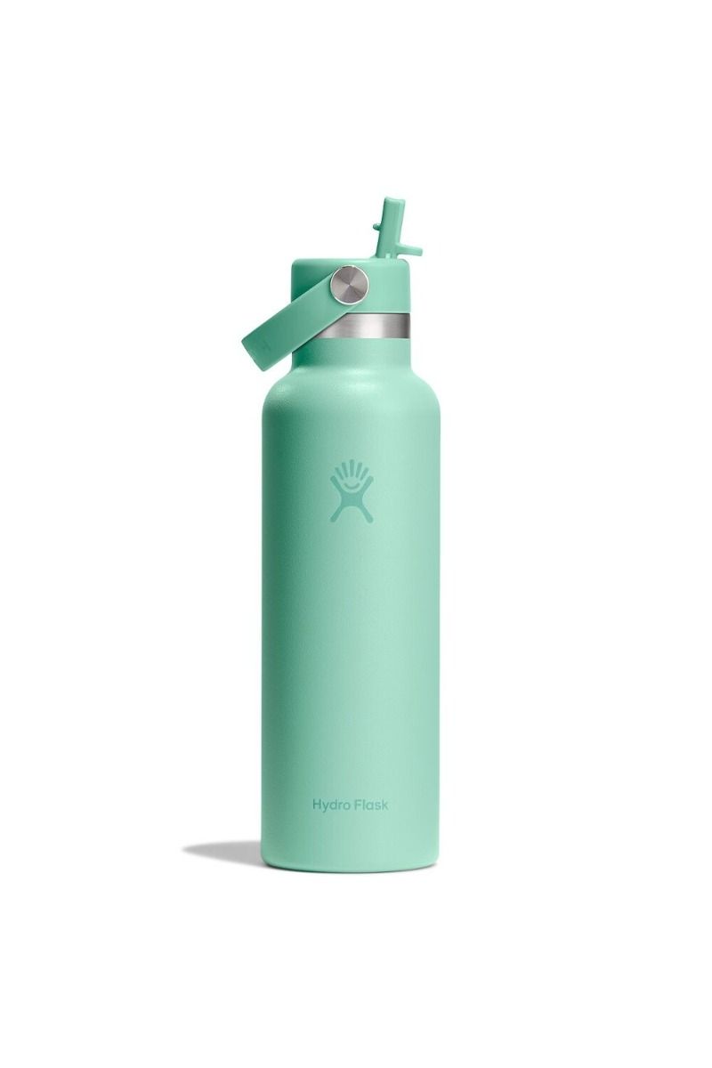 BUTELKA STANDARD MOUTH FLEX STRAW CAP 21 OZ / 621 ML-MERMAID GREEN