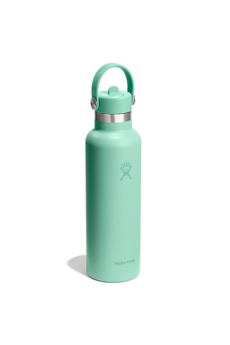 BUTELKA STANDARD MOUTH FLEX STRAW CAP 21 OZ / 621 ML-MERMAID GREEN