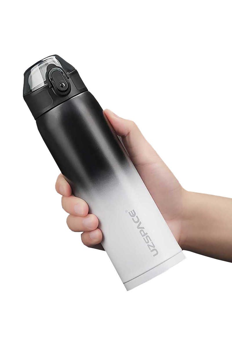 BUTELKA TERMICZNA STAINLESS STEEL 4201 500ML-BLACK-WHITE