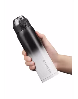 BUTELKA TERMICZNA STAINLESS STEEL 4201 500ML-BLACK-WHITE
