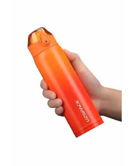 BUTELKA TERMICZNA STAINLESS STEEL 4201 500ML-ORANGE-RED