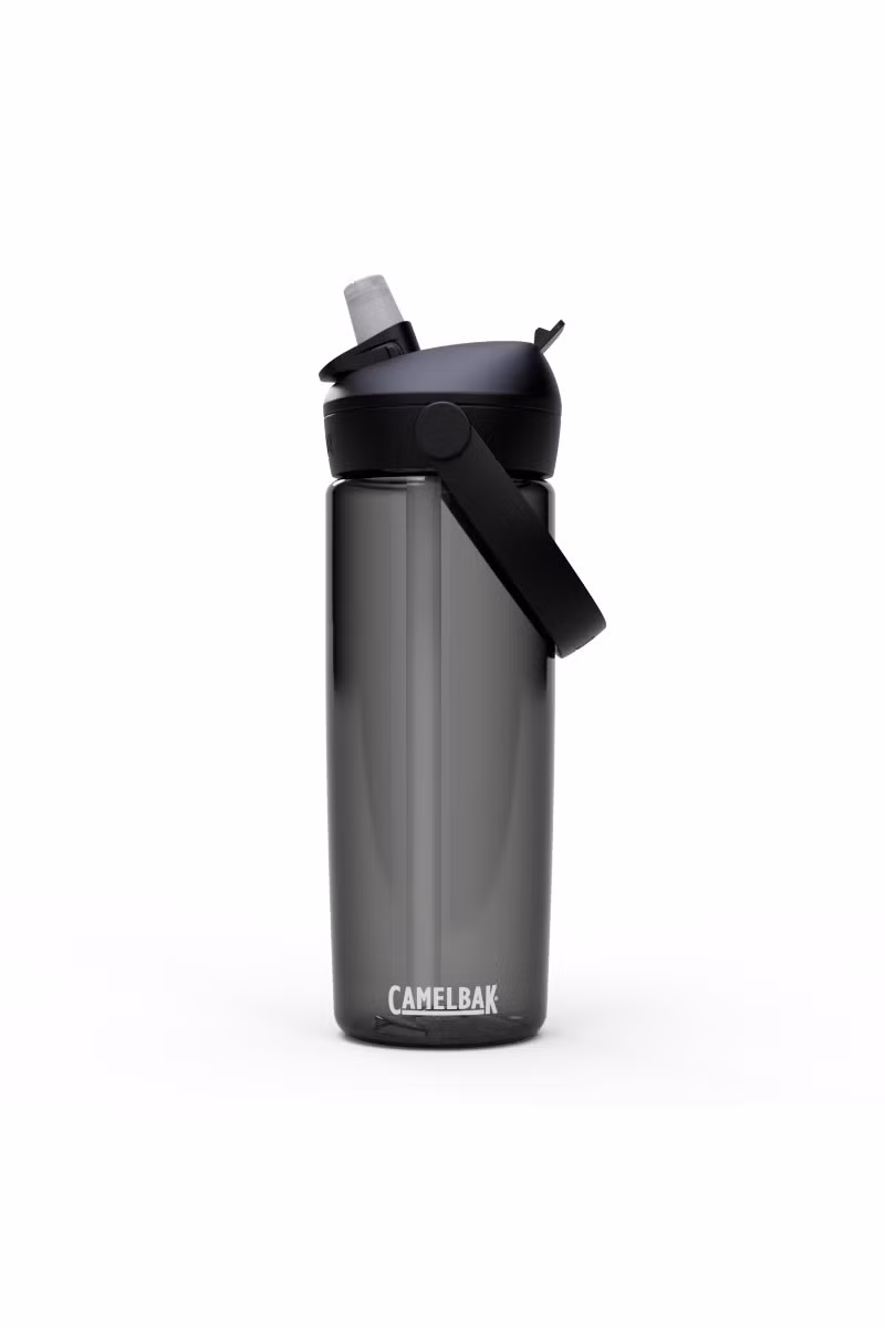 BUTELKA THRIVE FLIP STRAW 590ML-CHARCOAL
