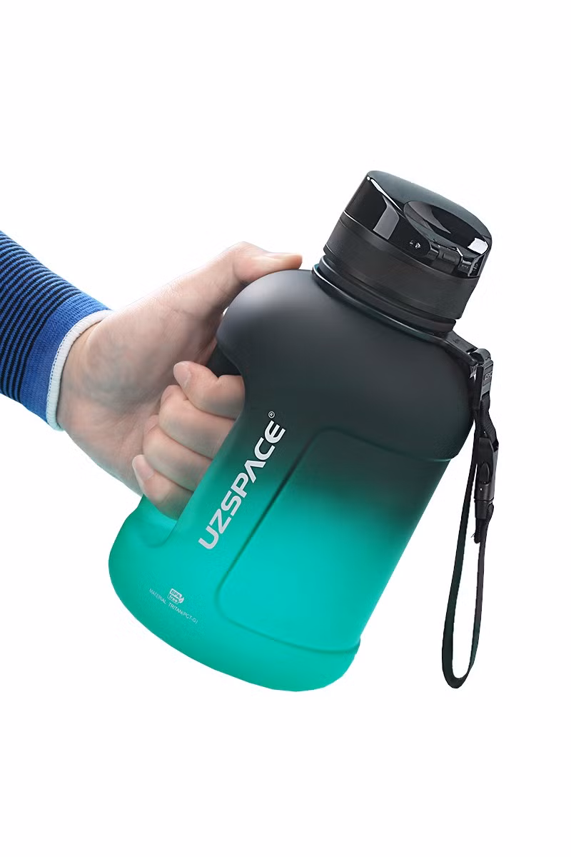 BUTELKA TRITAN GRADIENT 3065 1700ML-BLACK-GREEN