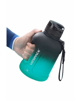 BUTELKA TRITAN GRADIENT 3065 1700ML-BLACK-GREEN