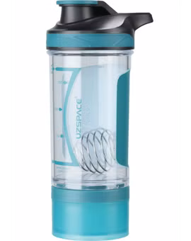 BUTELKA TRITAN SPORT SHAKER 9021 500ML-CYAN