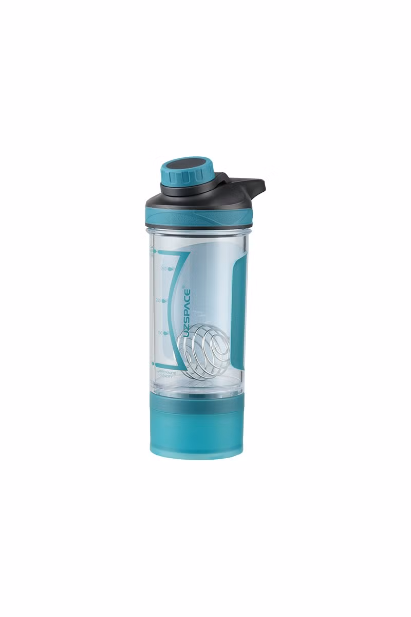 BUTELKA TRITAN SPORT SHAKER 9022 500ML-CYAN