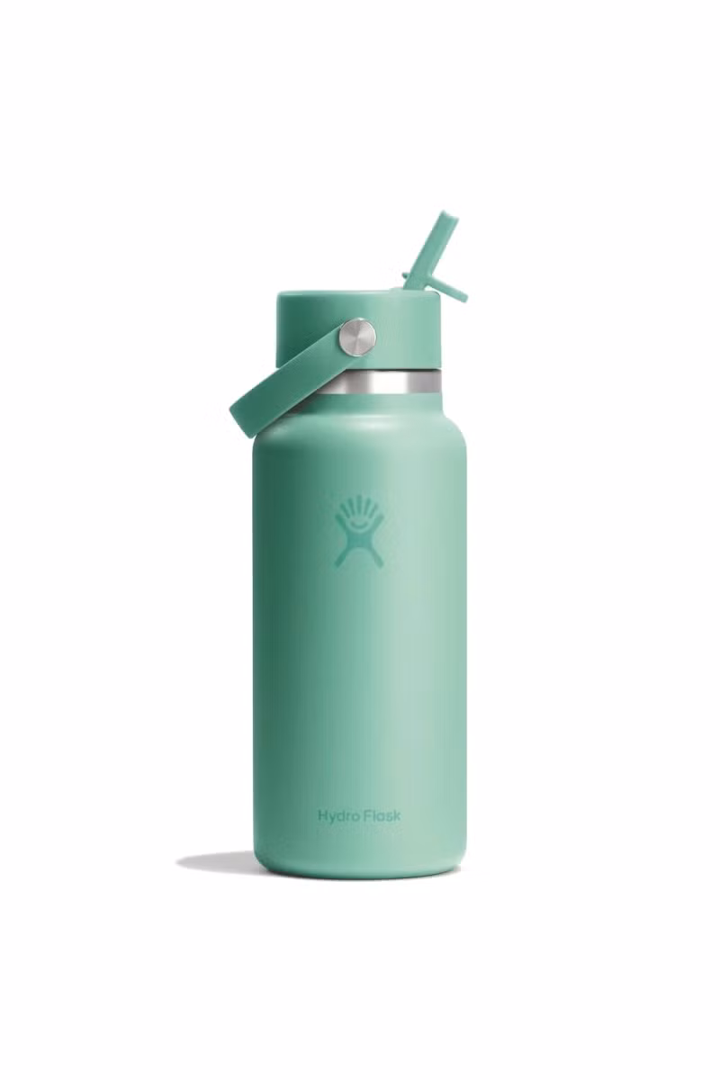 BUTELKA WIDE MOUTH FLEX STRAW CAP 32 OZ-MERMAID GREEN
