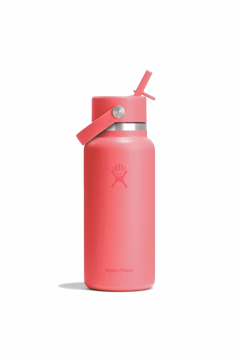 BUTELKA WIDE MOUTH FLEX STRAW CAP 32 OZ / 946 ML-POPSTAR PINK
