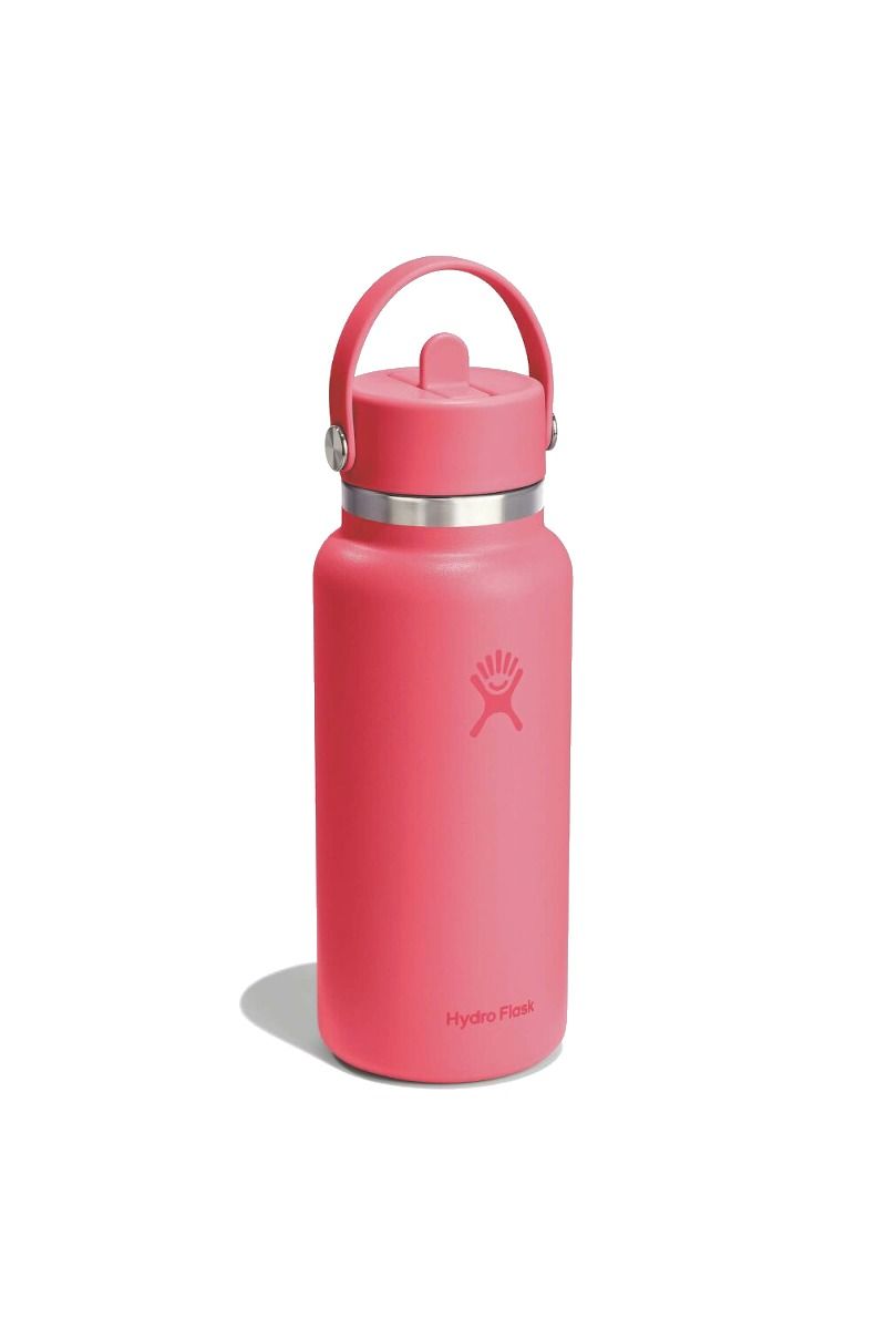 BUTELKA WIDE MOUTH FLEX STRAW CAP 32 OZ / 946 ML-POPSTAR PINK