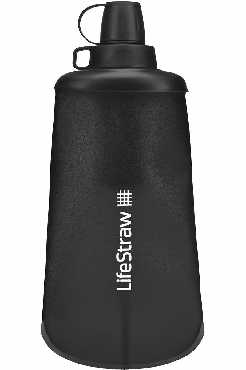 BUTELKA Z FILTREM PEAK SQUEEZE 650ML-DARK GREY