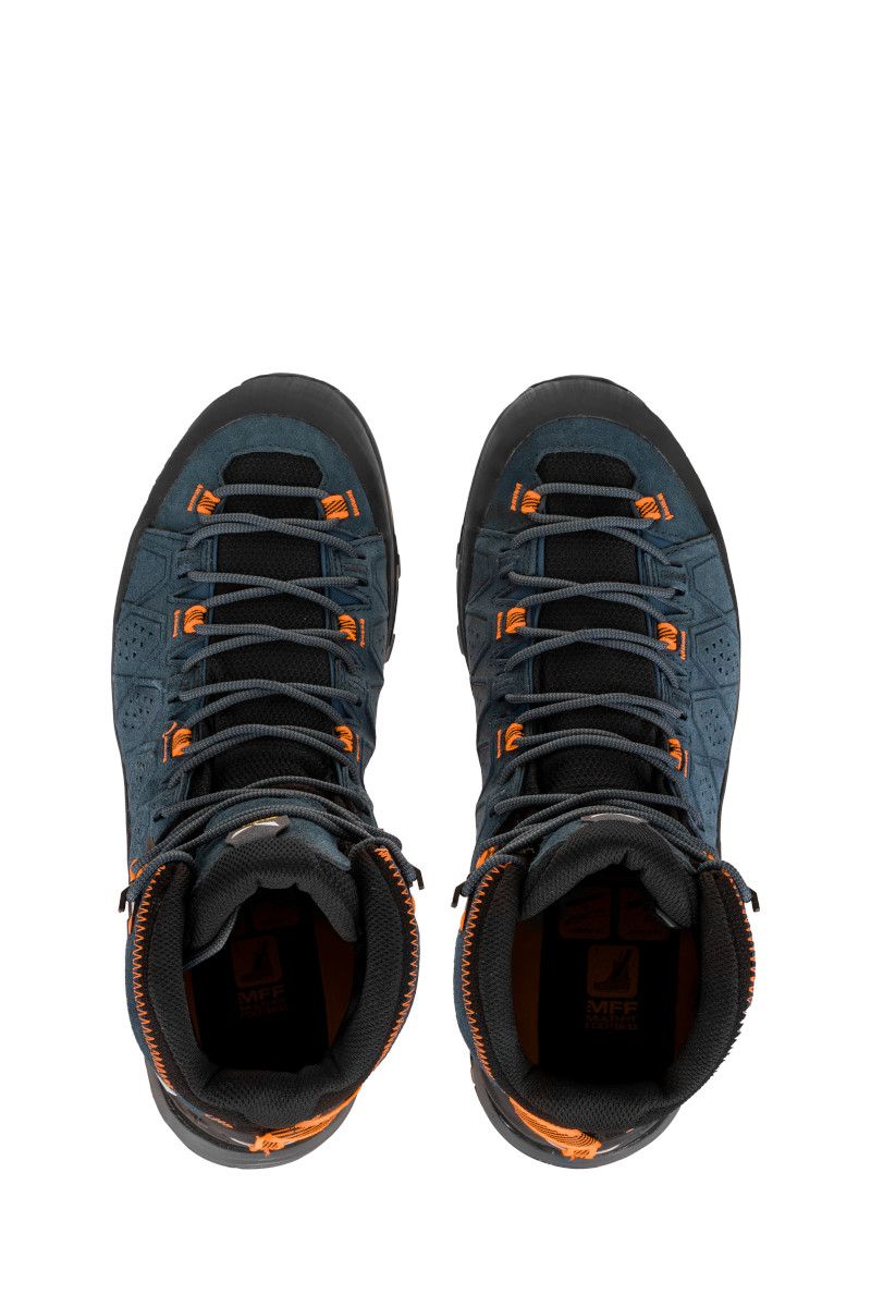 BUTY MĘSKIE ALP TRAINER 2 MID GTX-DARK DENIM-FLUO ORANGE