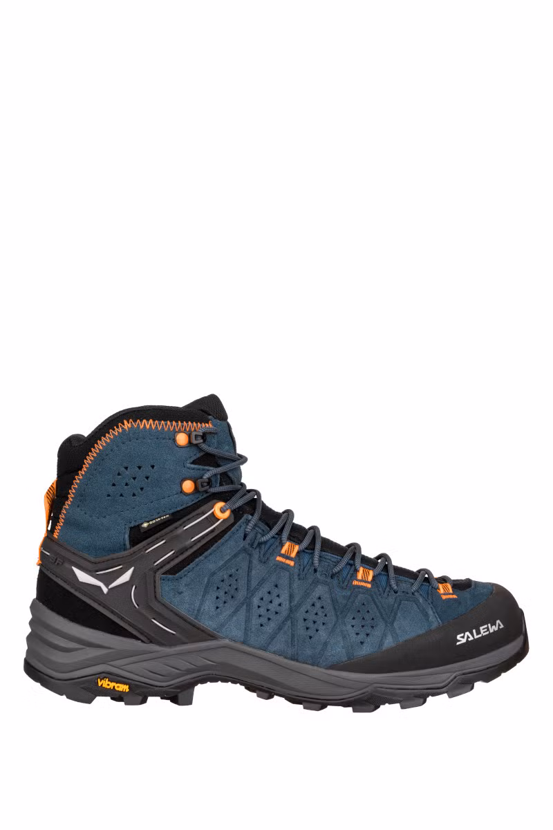 BUTY MĘSKIE ALP TRAINER 2 MID GTX-DARK DENIM-FLUO ORANGE