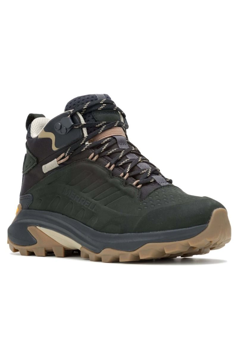 BUTY MOAB SPEED 2 LEATHER MID WATERPROOF WOMEN-BLACK VIBRAM