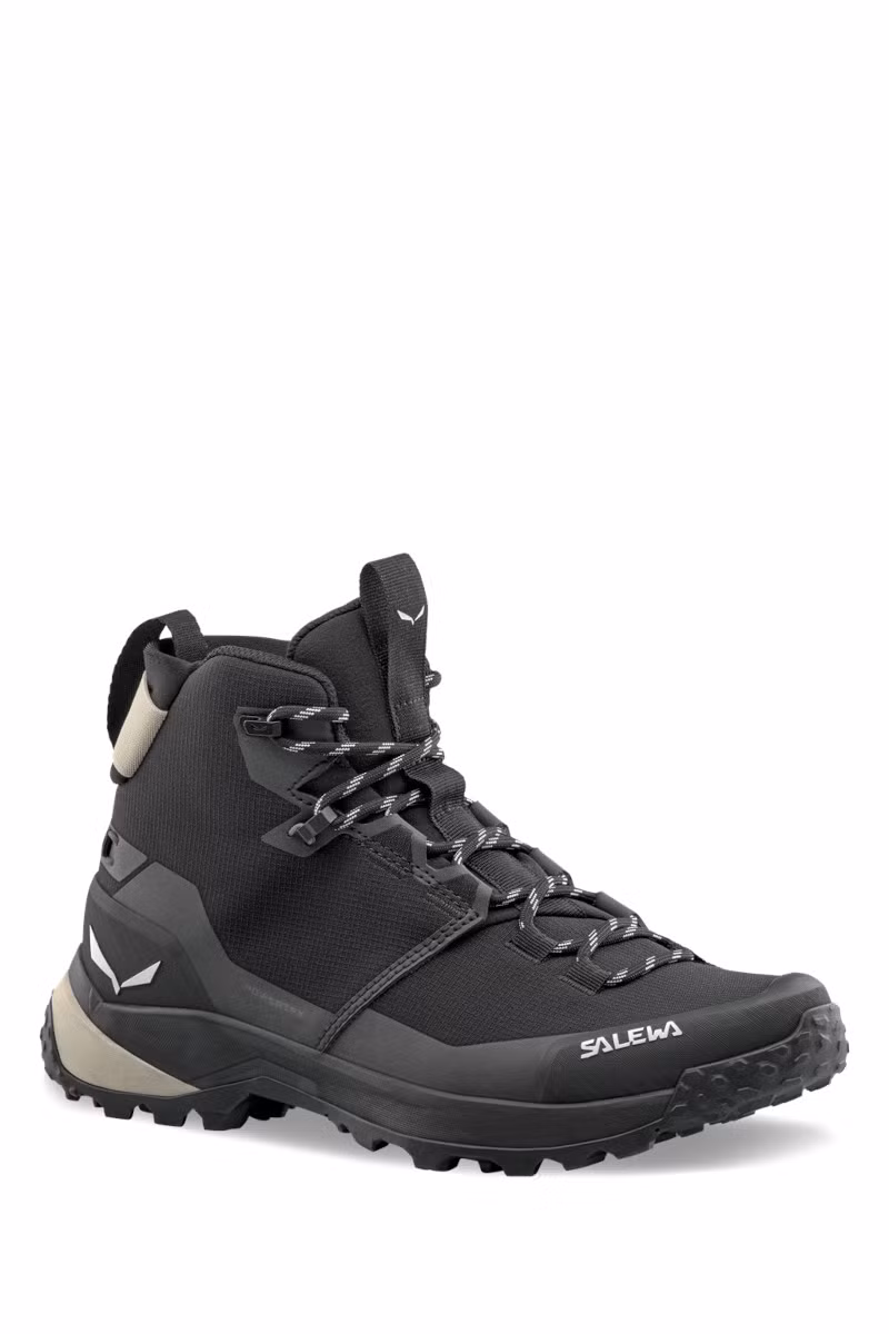 BUTY TREKKINGOWE DAMSKIE WYSOKIE PUEZ 2 MID PTX WOMEN-BLACK-BLACK
