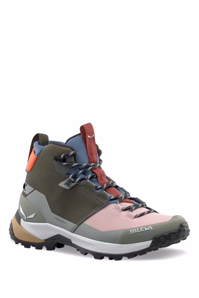 BUTY PUEZ 2 MID PTX WOMEN-DARK OLIVE-SHADOW TREKKINGOWE WYSOKIE