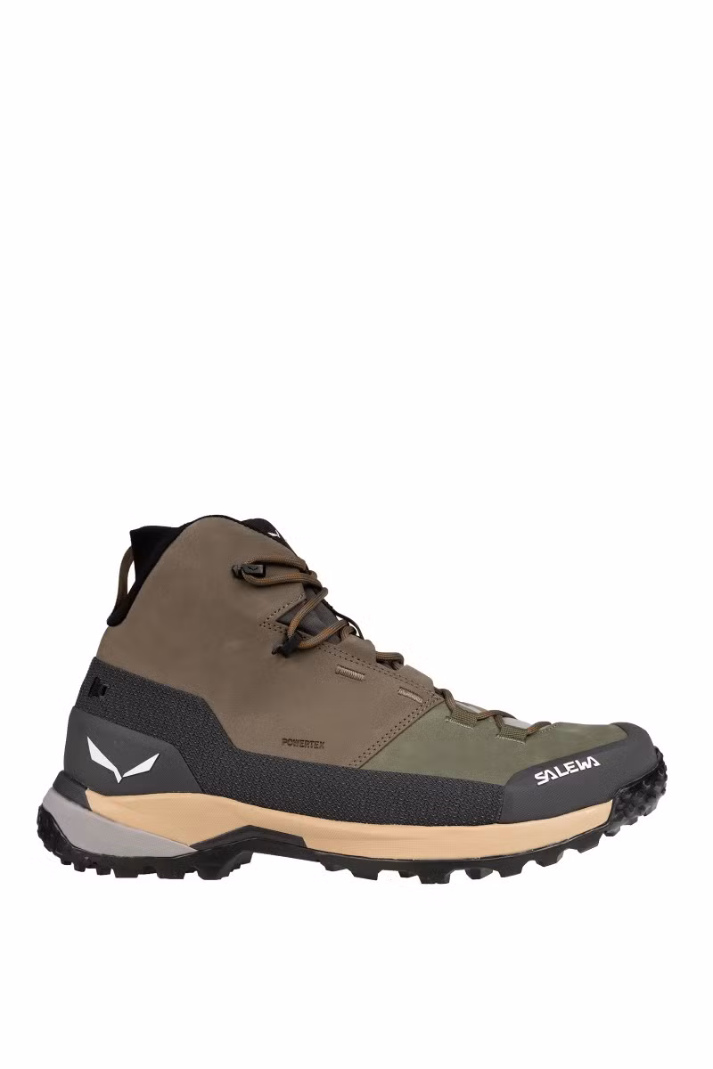 BUTY SKÓRZANE MĘSKIE PUEZ LEATHER MID PTX-BUNGEE CORD-ONYX
