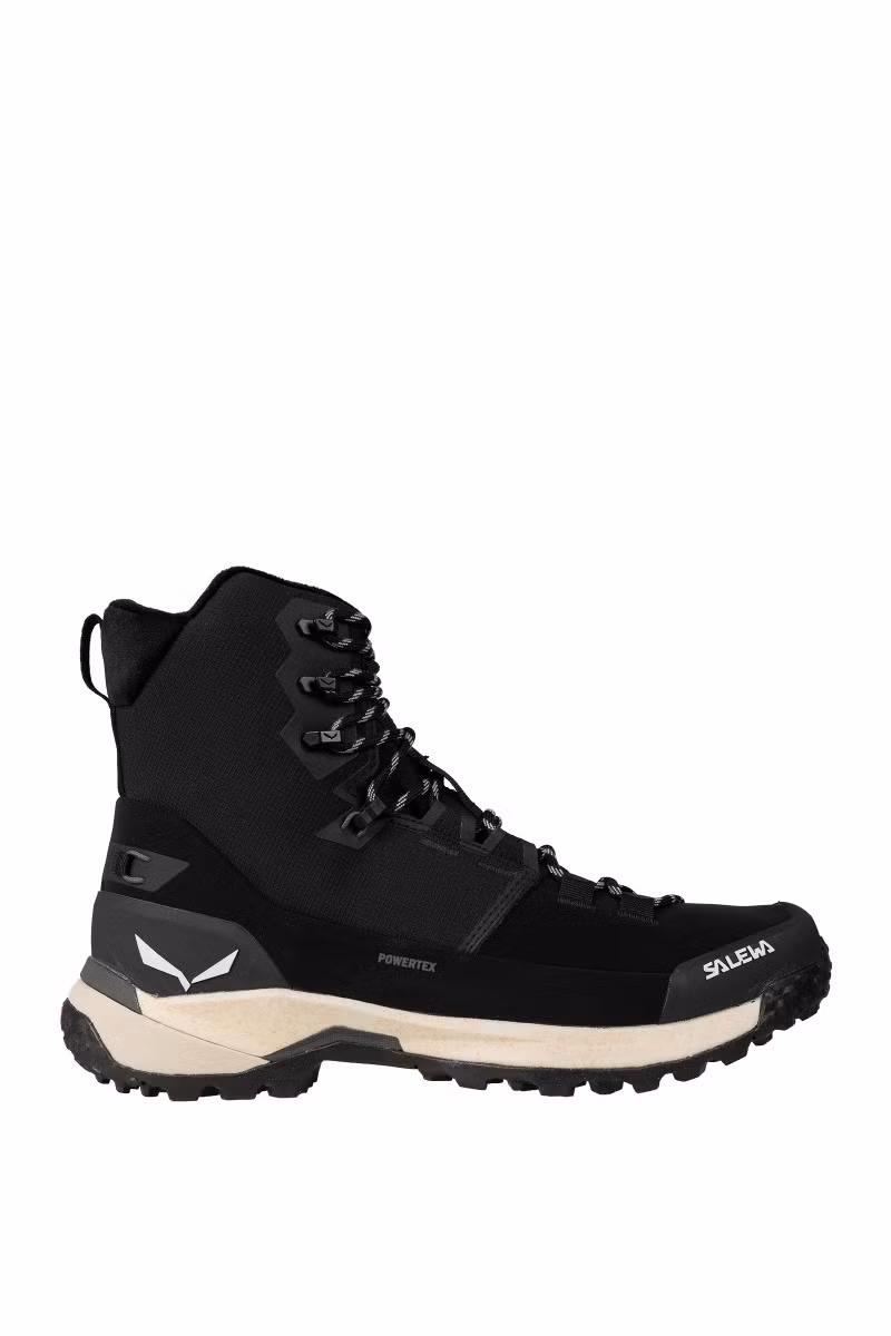 BUTY DAMSKIE ZIMOWE PUEZ WINTER MID PTX WOMEN-BLACK-BLACK