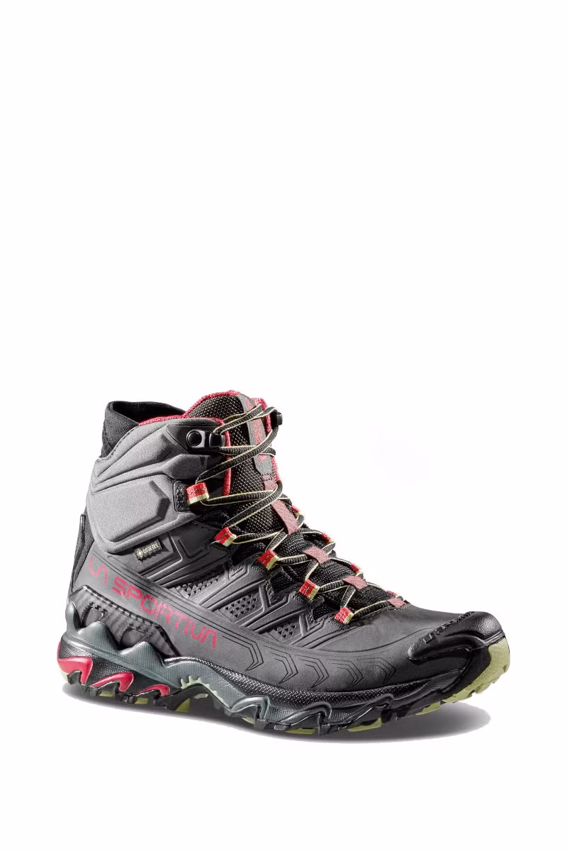 BUTY SKÓRZANE ULTRA RAPTOR II MID LEATHER GTX WOMEN-CHARCOAL-CERISE