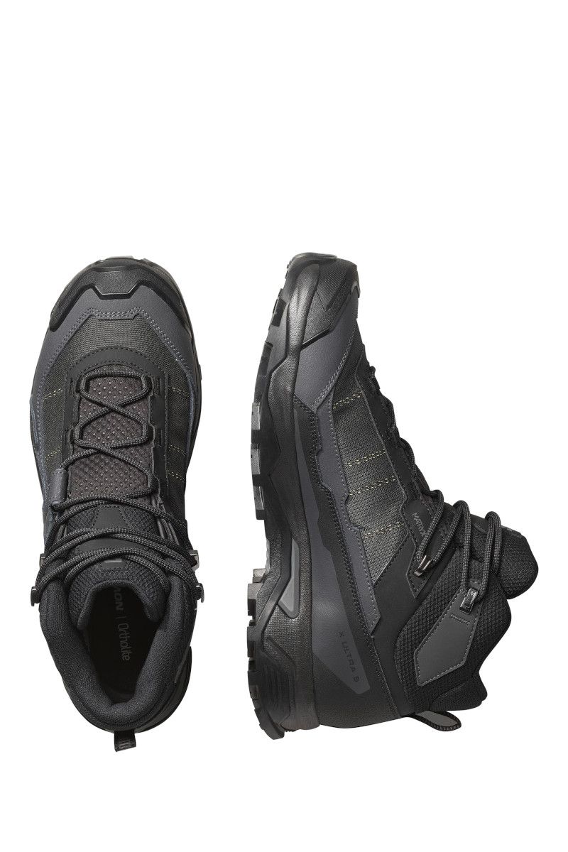 BUTY ZA KOSTKĘ MĘSKIE X ULTRA 5 MID GTX-BLACK-ASPHALT-CASTLEROCK