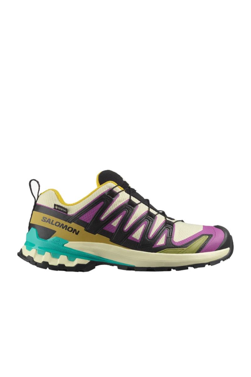 BUTY XA PRO 3D V9 GTX WOMEN-TRANSPARENT YELLOW-BLACK-WATERFALL