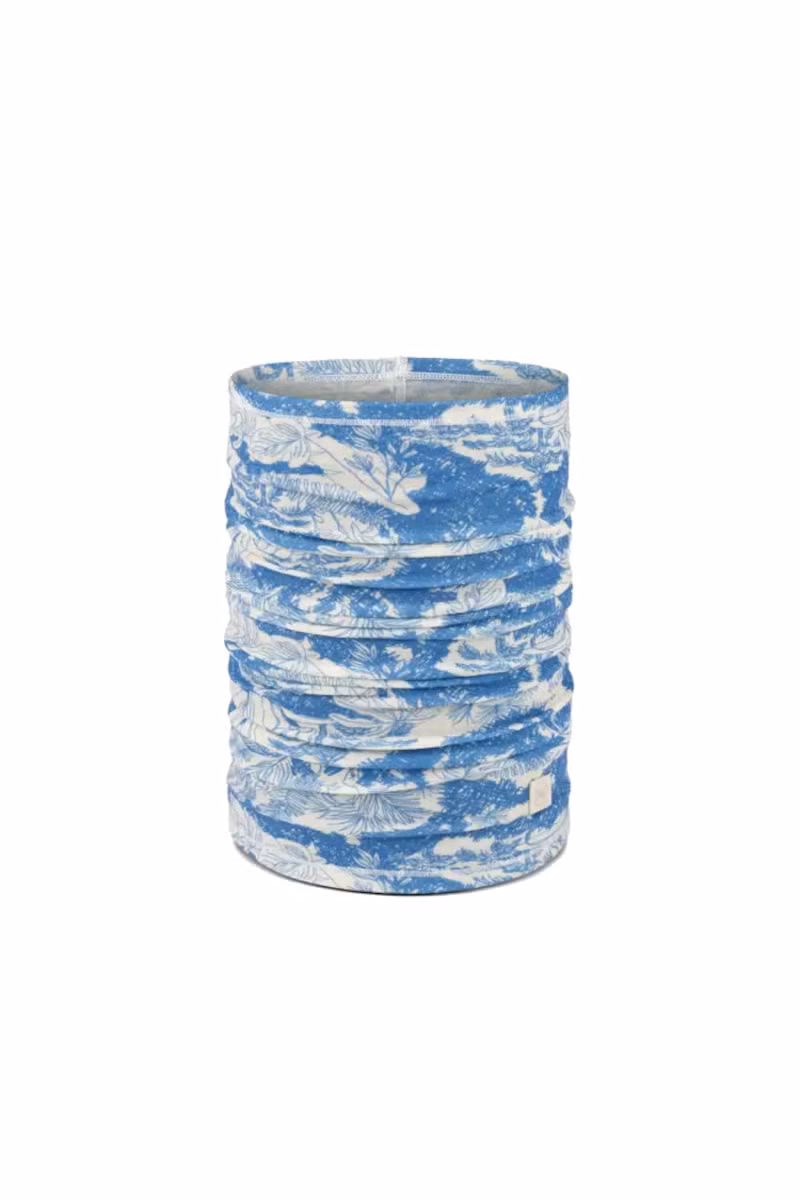 CHUSTA MERINO LIGHTWEIGHT DIGITAL PRINT-LOER BLUE