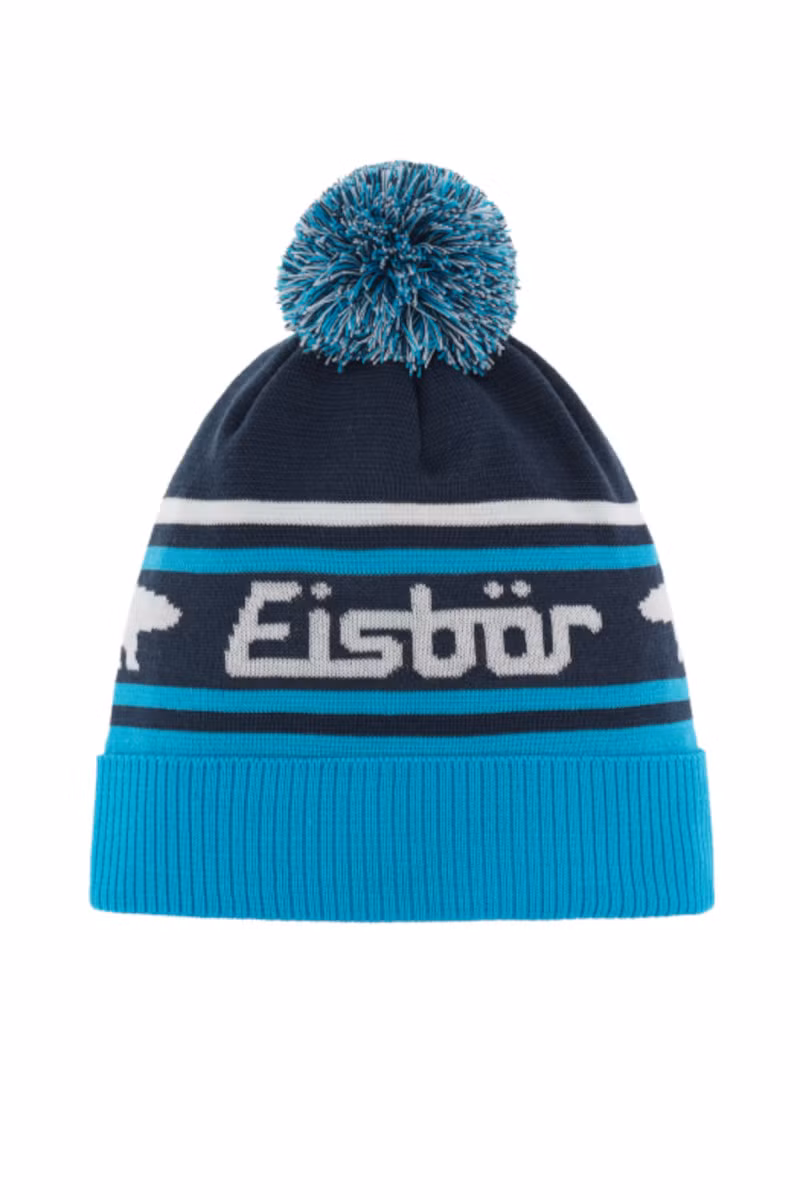 CZAPKA CHANI OS POMPON-786-BLUE