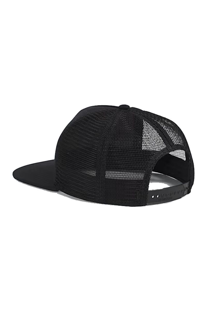 CZAPKA HALF DOME TRUCKER-TNF BLACK-LEATHER PATCH