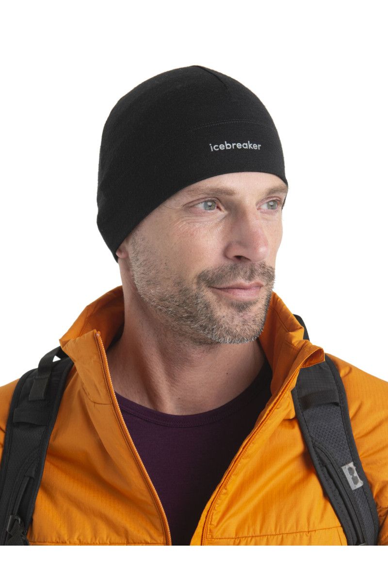 CZAPKA MERINO 200 OASIS-BLACK