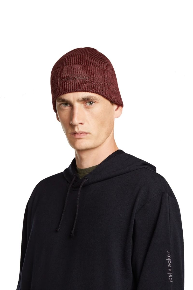 CZAPKA MERINO ALL DAY TOQUE-PORT-BITTERSWEET