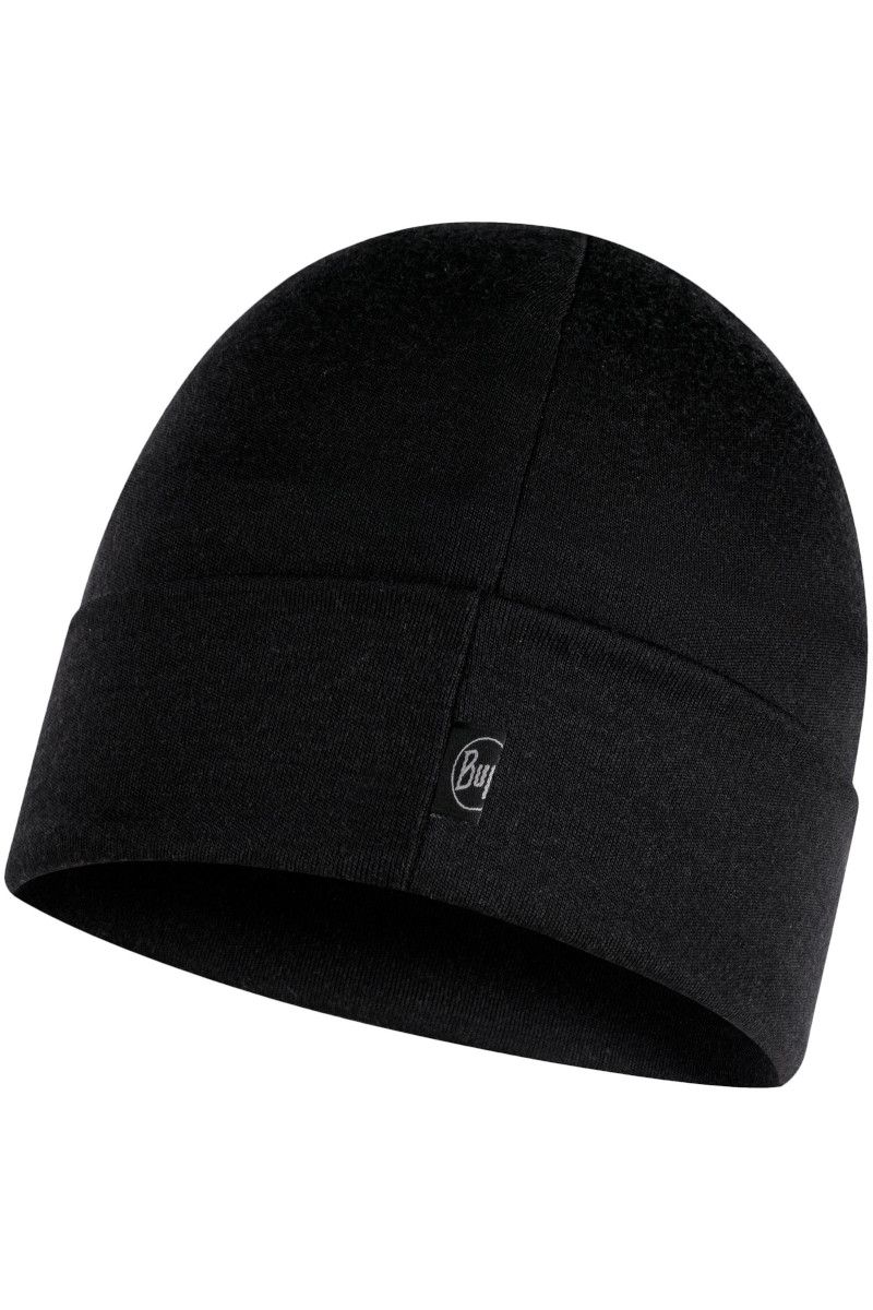 CZAPKA MERINO HEAVYWEIGHT BEANIE-SOLID BLACK