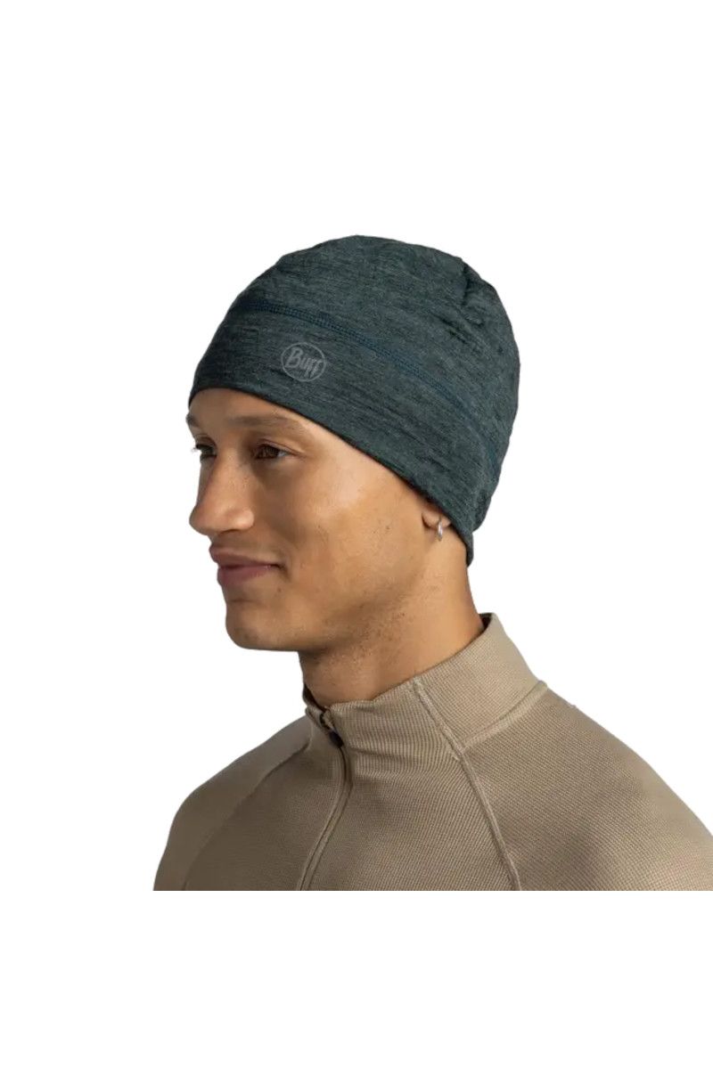 CZAPKA MERINO LIGHTWEIGHT BEANIE-MULTISTRIPES FOREST