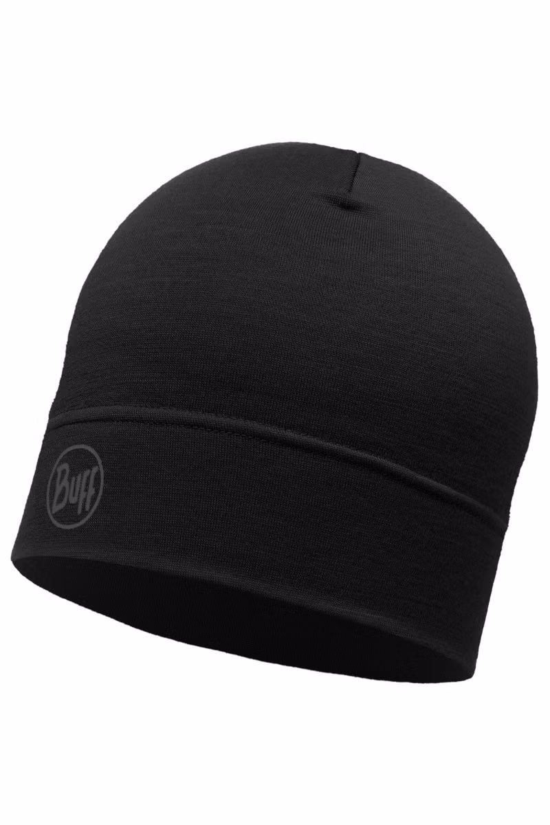 CZAPKA MERINO LIGHTWEIGHT BEANIE-SOLID BLACK