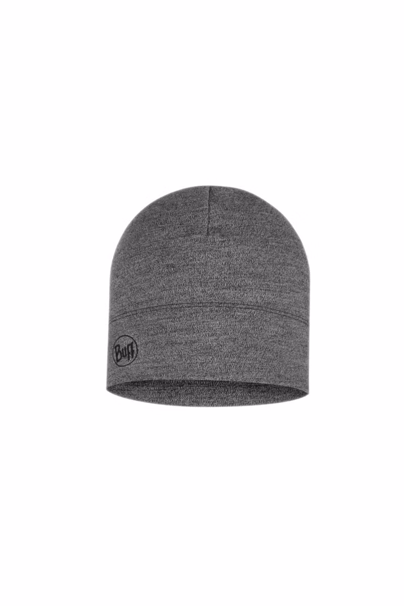 CZAPKA MERINO MIDWEIGHT BEANIE-MELANGE LIGHT GREY