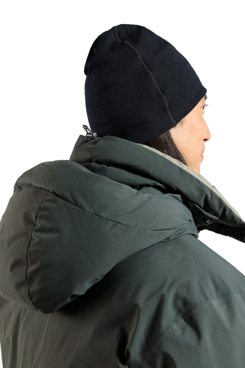 CZAPKA MERINO WARM-BLACK