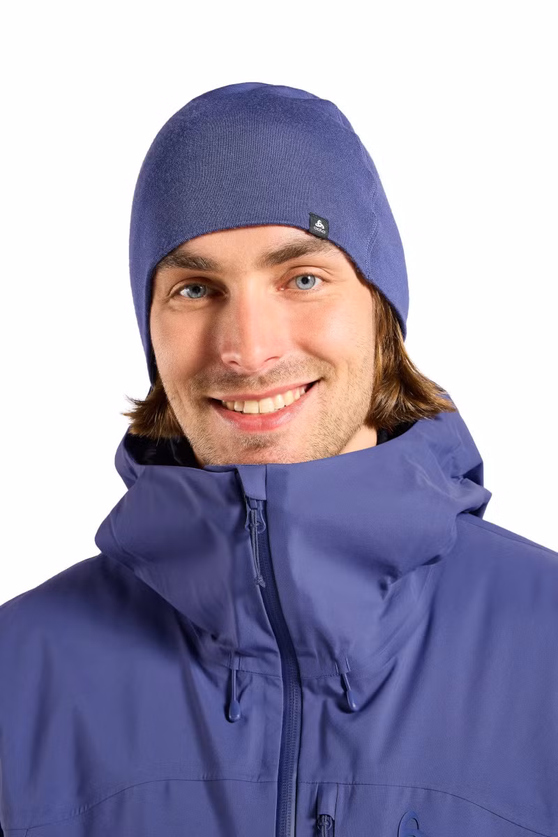 CZAPKA MERINO WARM-SKIPPER BLUE