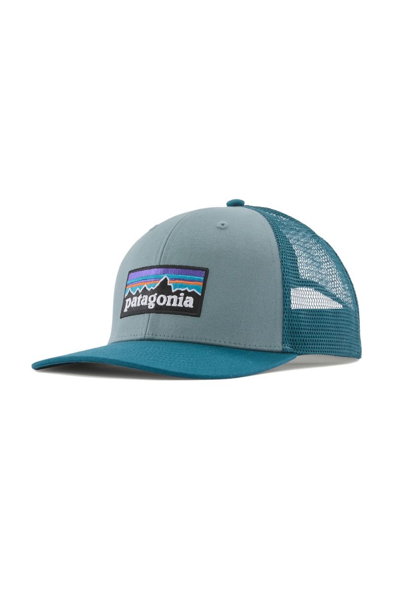 CZAPKA P-6 LOGO TRUCKER HAT-BLUE SAGE