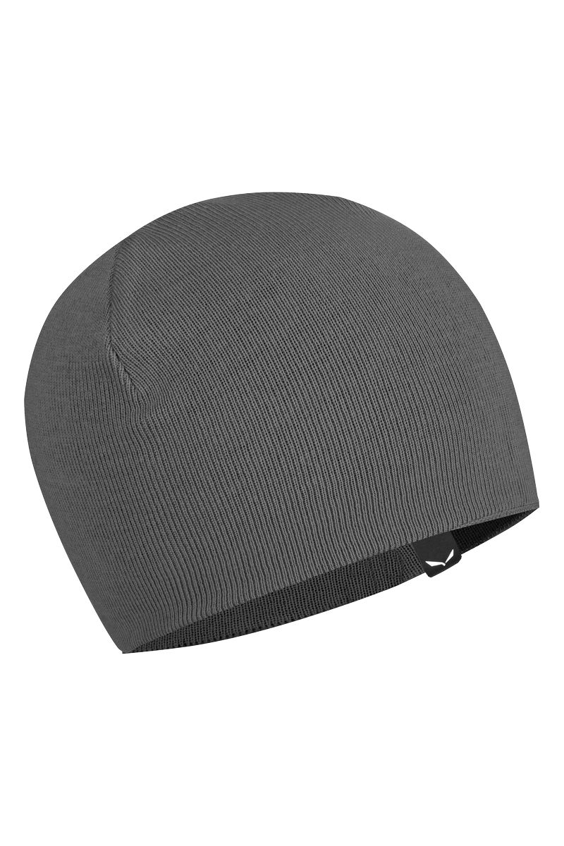 CZAPKA PURE REVERSIBLE WOOL BEANIE-BLACK OUT-0730