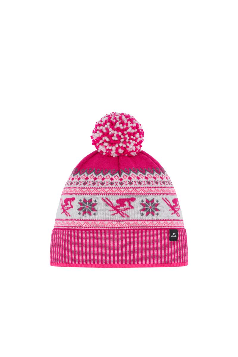 CZAPKA RETROSKI POMPON SA-442-PINK