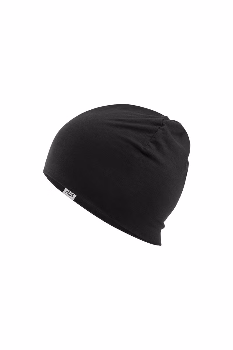 CZAPKA ROWEROWA SILK AND WOOL 18250005-BLACK