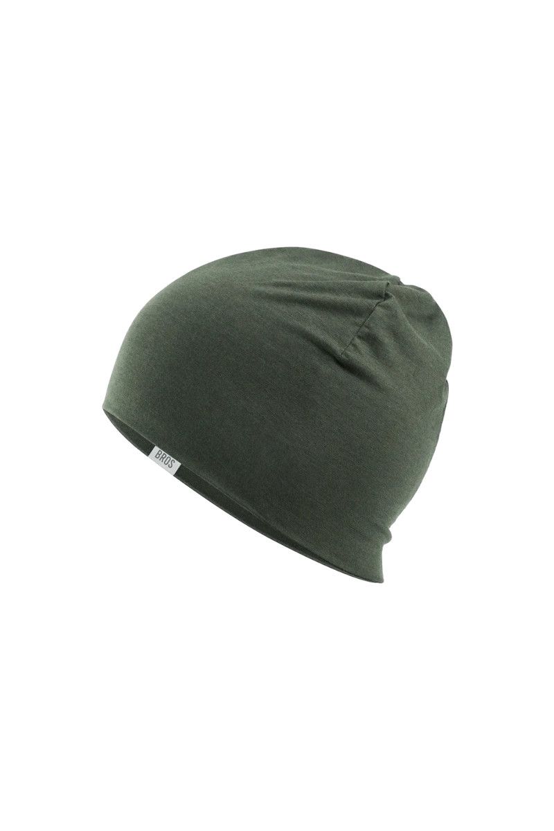 CZAPKA ROWEROWA SILK AND WOOL 18250005-OLIVE