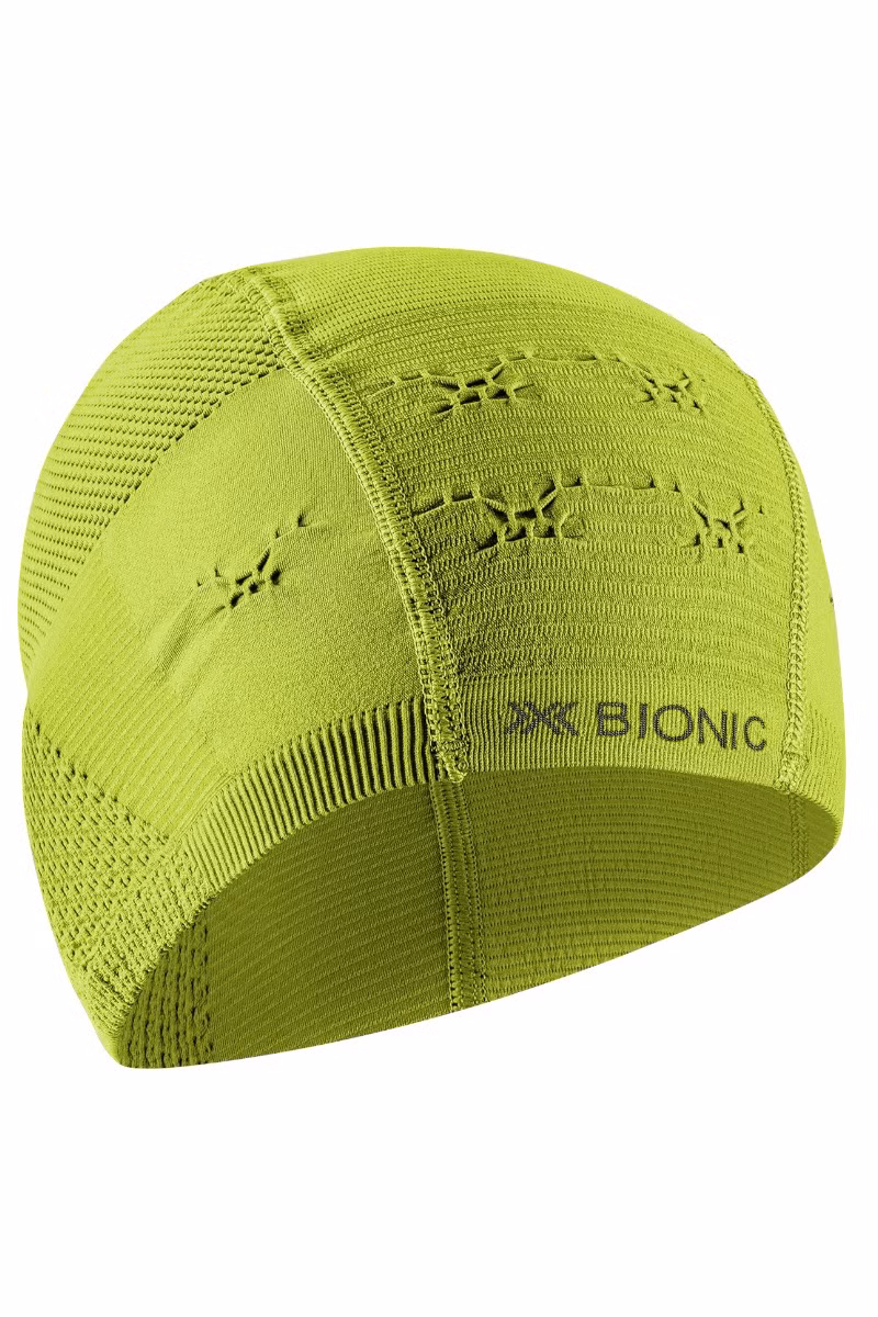 CZAPKA X-BIONIC HELMET CAP-HI VIS YELLOW-GREY