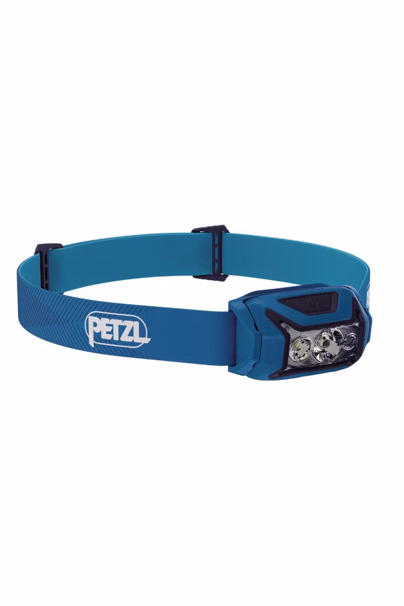 CZOŁÓWKA PETZL ACTIK-BLUE 450 LM BIAŁE I CZERWONE ŚWIATŁO