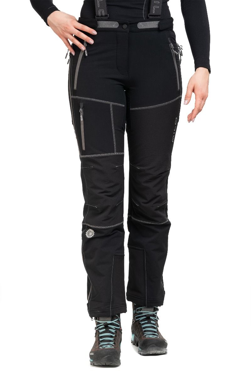 SPODNIE LAHORE WOMEN-BLACK-GREY