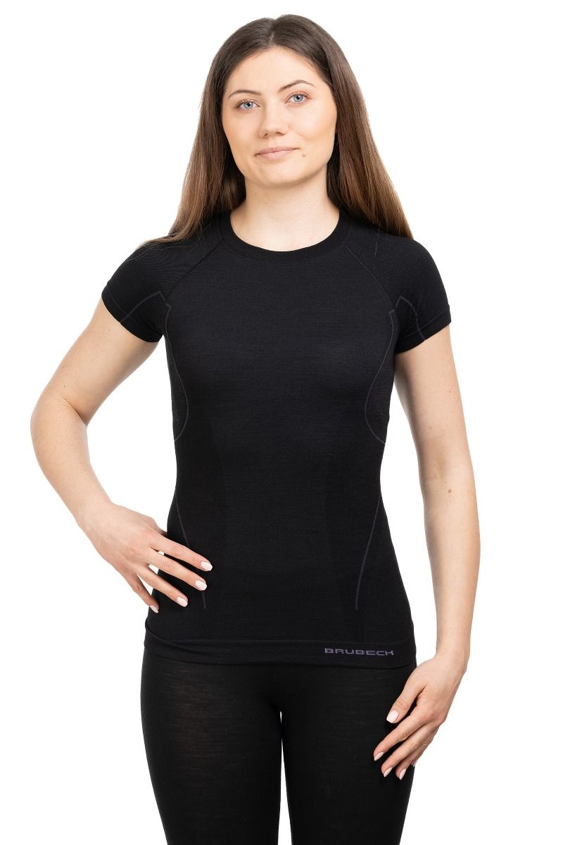 KOSZULKA ACTIVE WOOL SS11700-BLACK