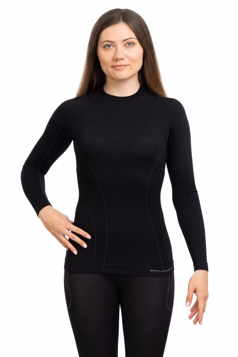 KOSZULKA ACTIVE WOOL LS12810 DAMSKA-BLACK