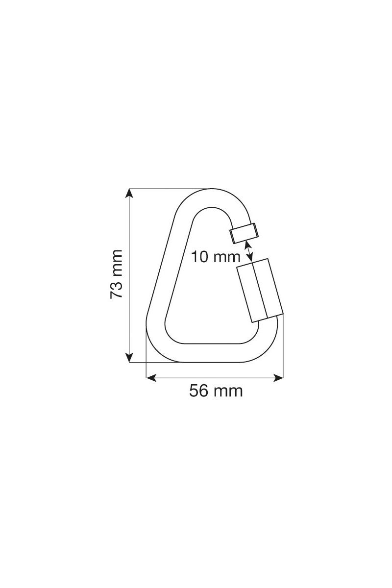 DELTA NIERDZEWNA QUICK LINK STAINLESS 8MM
