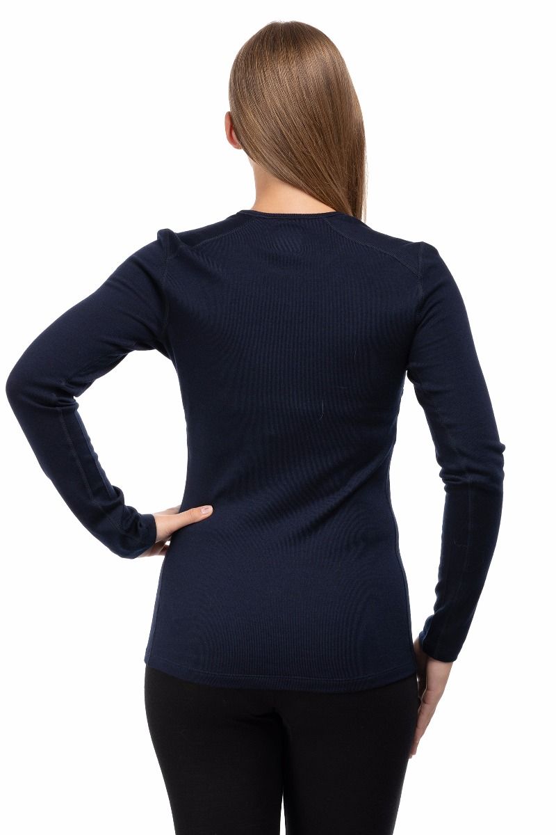 KOSZULKA ICEBREAKER 260 TECH LS CREWE WOMEN - MIDNIGHT NAVY